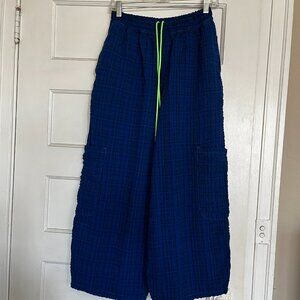 Meals F.D.A. Blueberry Rayon Chef Pant Small